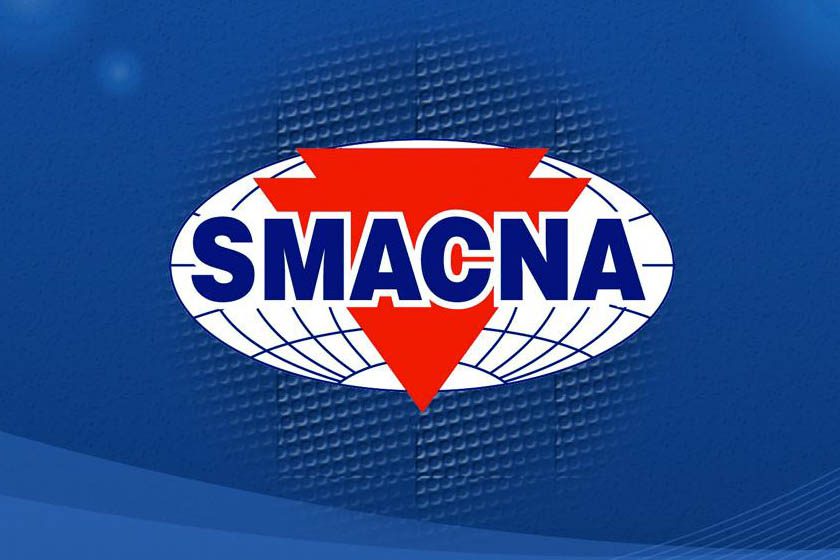 Sheet Metal logo on a blue background with the Smcna brand.
